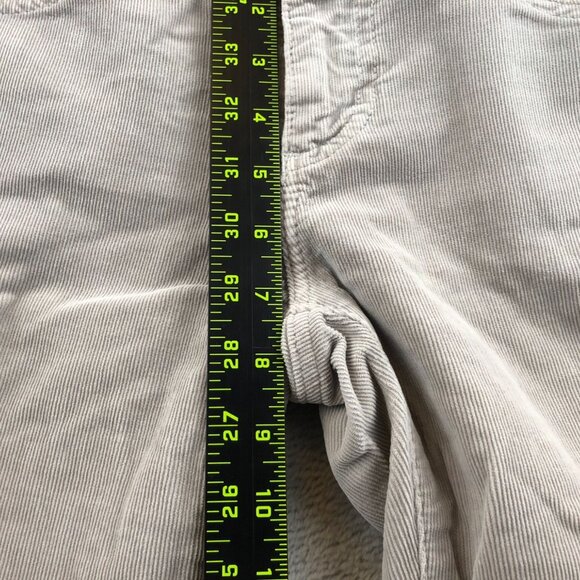 Adriano Goldschmied Womens Corduroy Pants Size 27R Stevie Slim Straight Gray - Picture 7 of 16